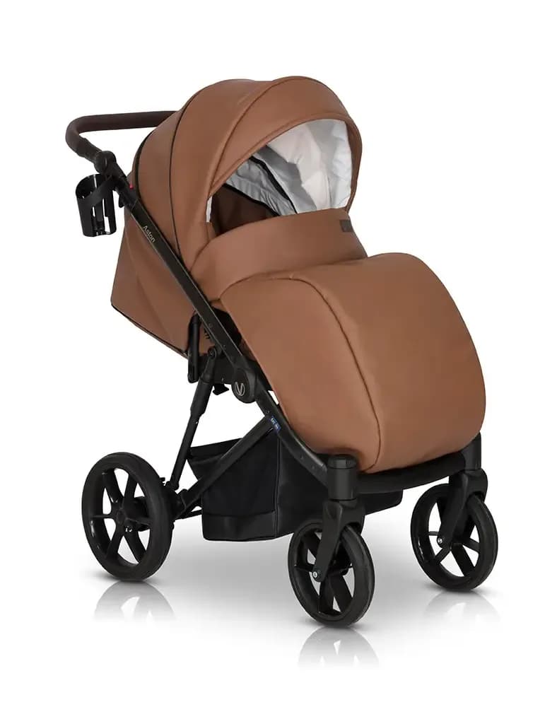 Коляска универсальная 3в1 Verdi Aston 9023-VA-09 Brown фото 7