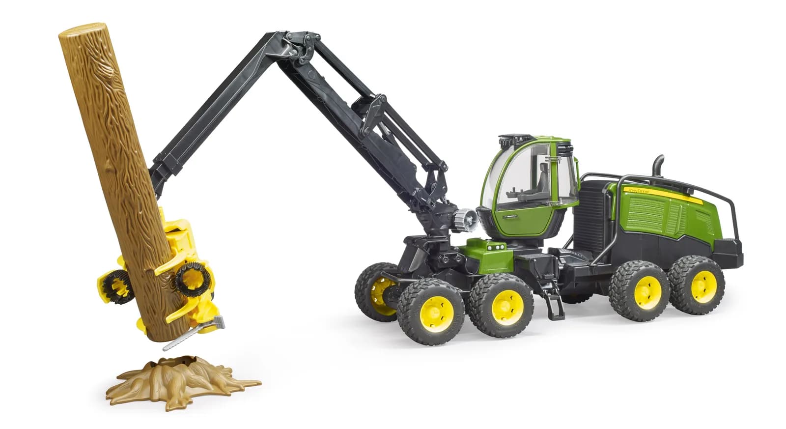 Харвестер John Deere 1270G с 1 бревном 1:16 Bruder 02135 фото 4 Харвестер John Deere 1270G с 1 бревном 1:16 Bruder 02135 фото 4