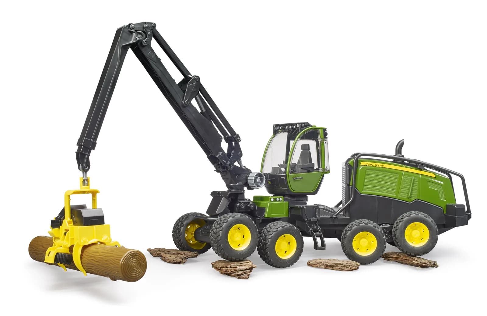 Харвестер John Deere 1270G с 1 бревном 1:16 Bruder 02135 фото 6 Харвестер John Deere 1270G с 1 бревном 1:16 Bruder 02135 фото 6