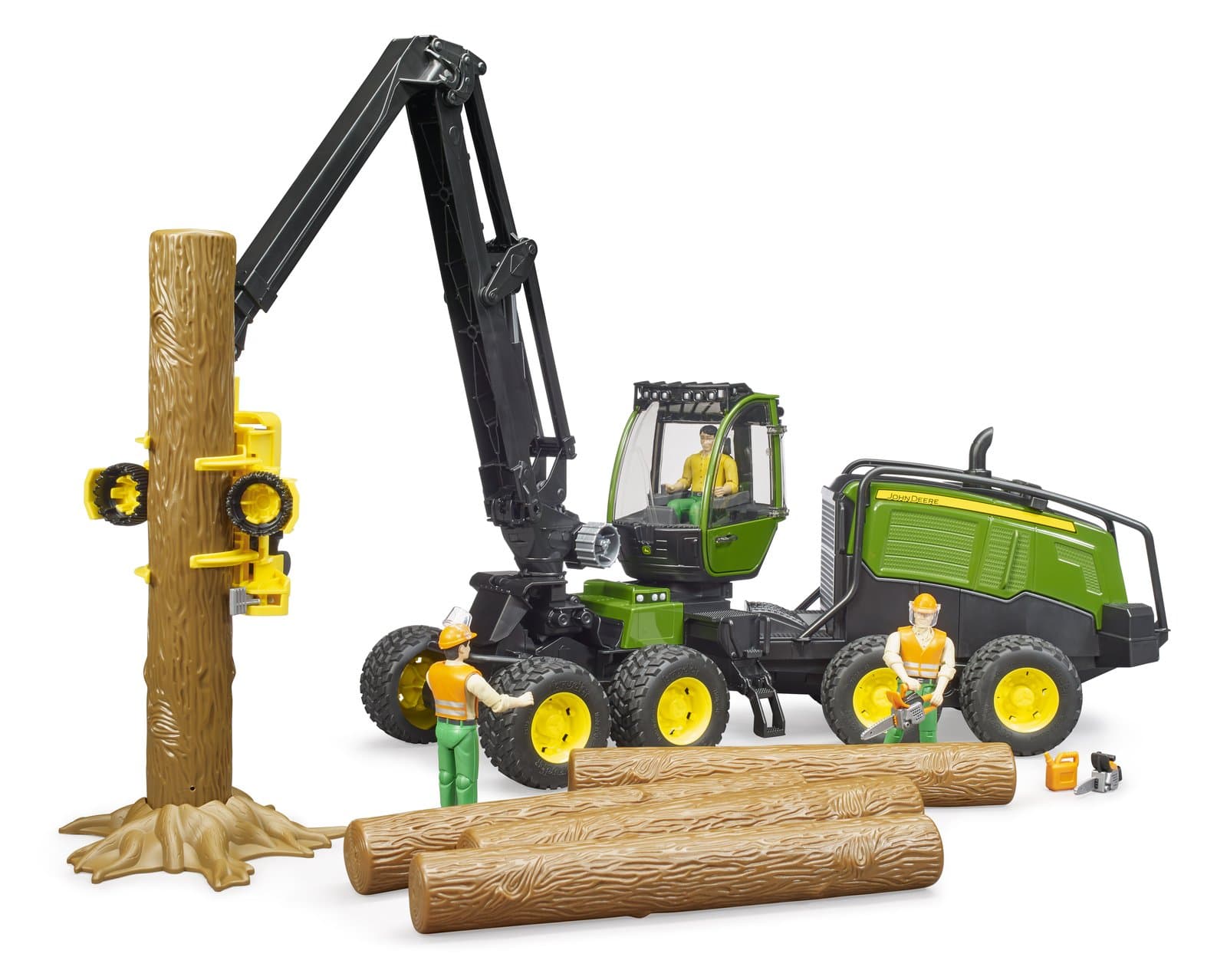 Харвестер John Deere 1270G з 1 колодою 1:16 Bruder 02135