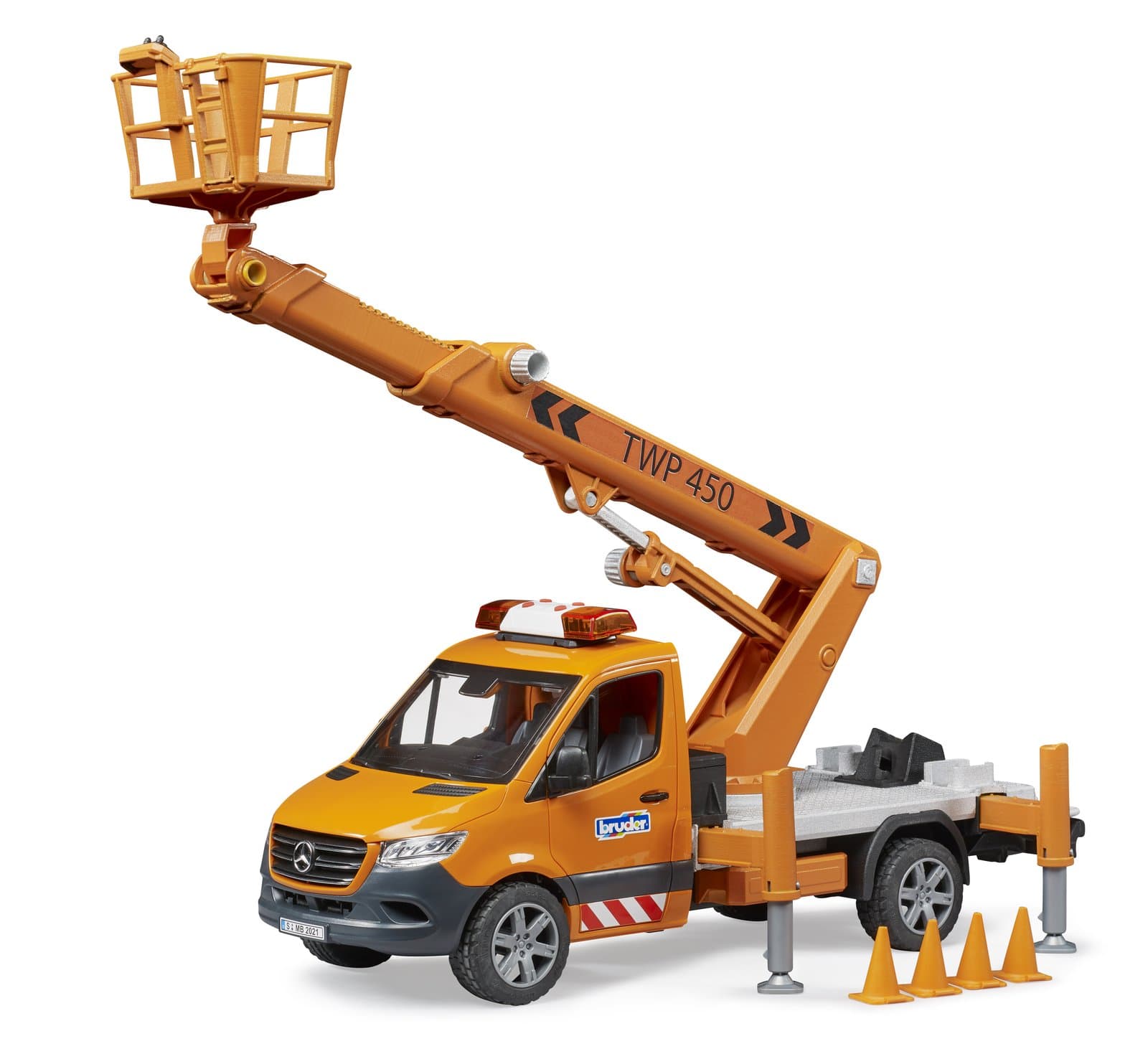 Автовишка Mercedes Sprinter з телескопічною платформою 1:16 Bruder 02679