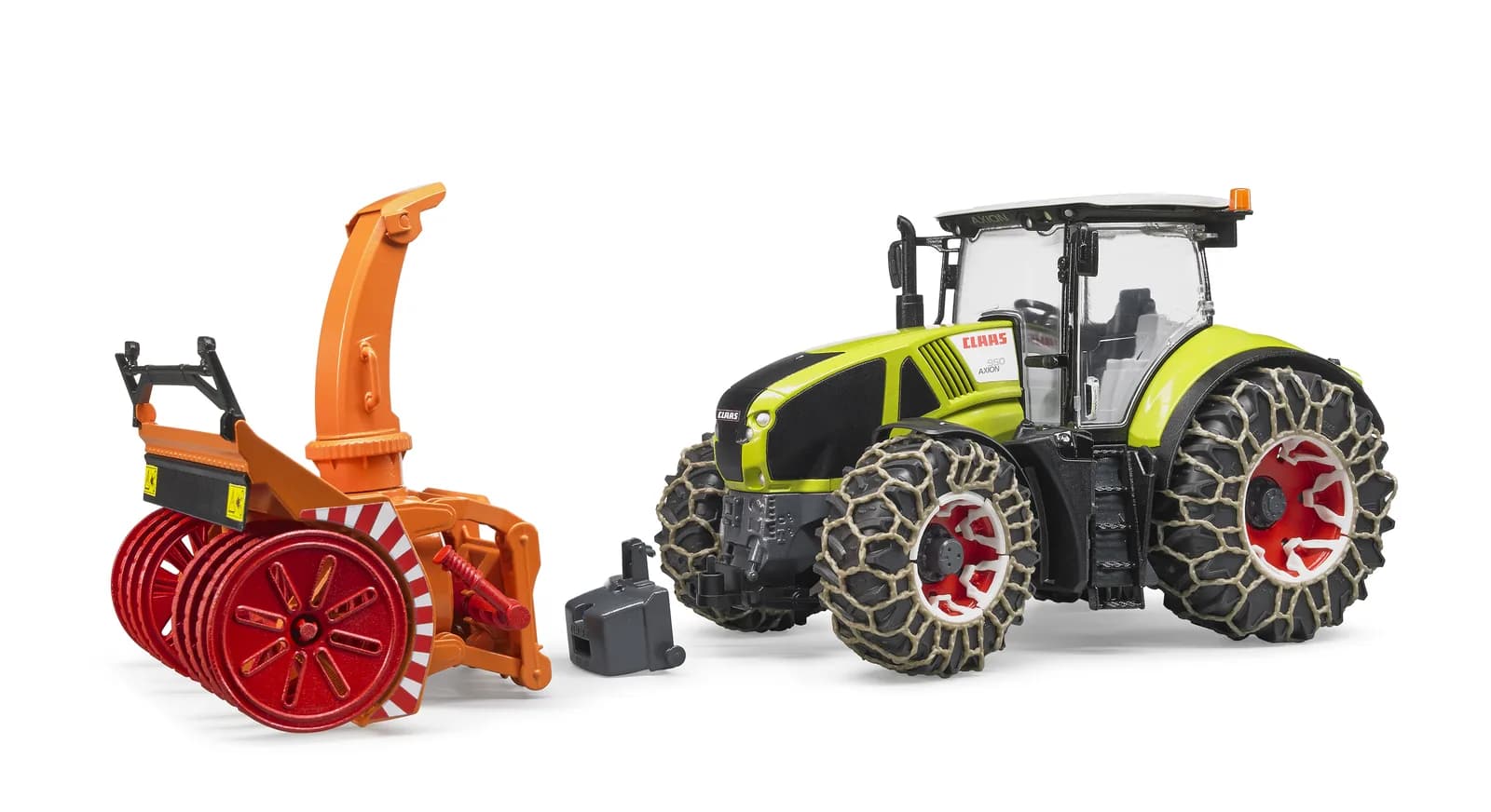 Трактор Claas Axion 950 для прибирання снігу 1:16 Bruder 03017 фото 6