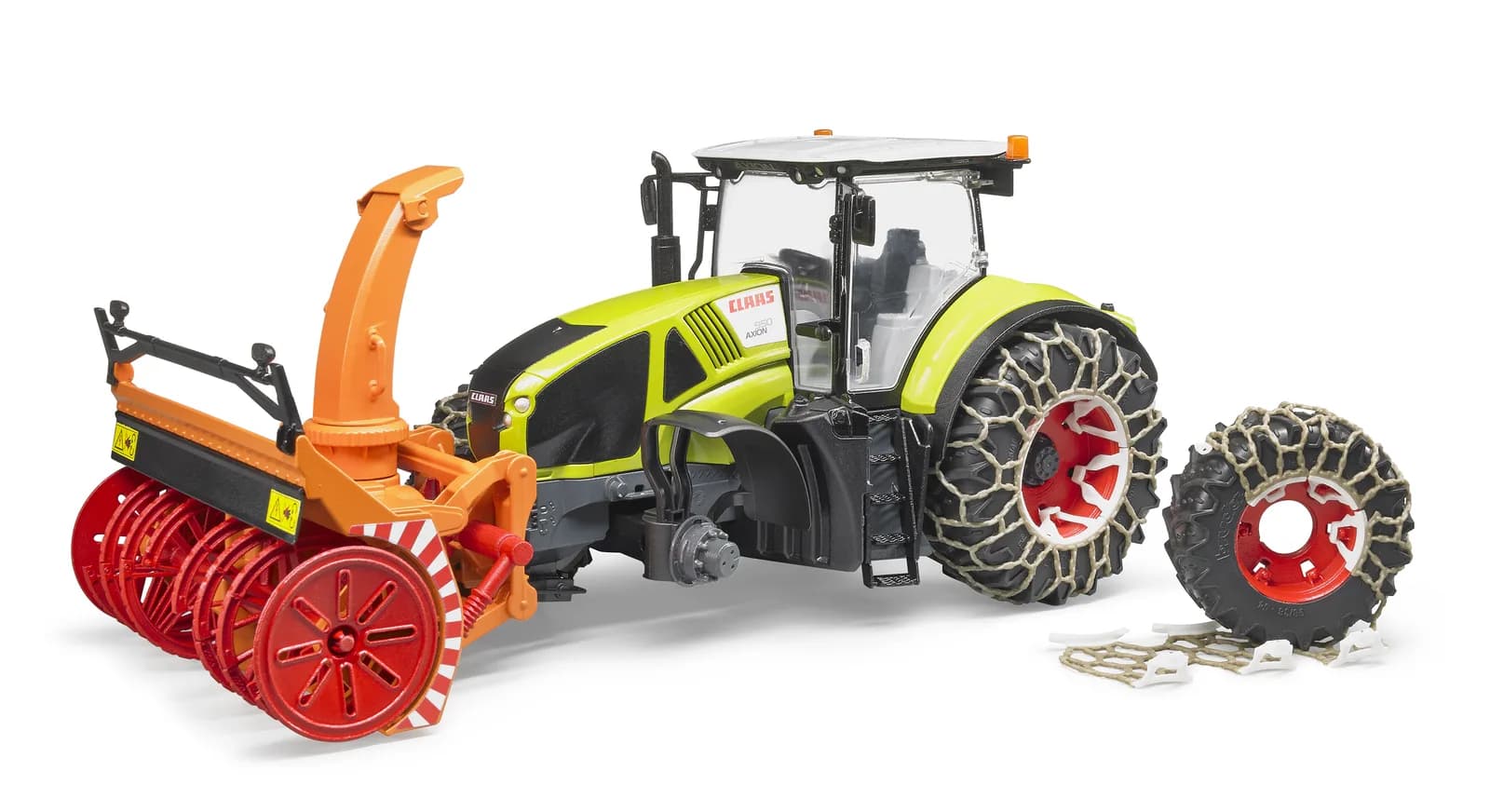 Трактор Claas Axion 950 для прибирання снігу 1:16 Bruder 03017 фото 7