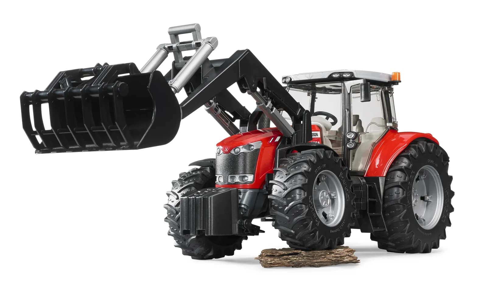 Трактор Massey Ferguson 7624 с передним погрузчиком 1:16 Bruder 03047 фото 3 Трактор Massey Ferguson 7624 с передним погрузчиком 1:16 Bruder 03047 фото 3