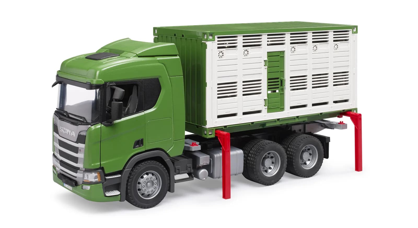 Автомобіль Scania Super 560R для перевезення тварин з коровою 1:16 Bruder 03548 фото 2 Автомобіль Scania Super 560R для перевезення тварин з коровою 1:16 Bruder 03548 фото 2
