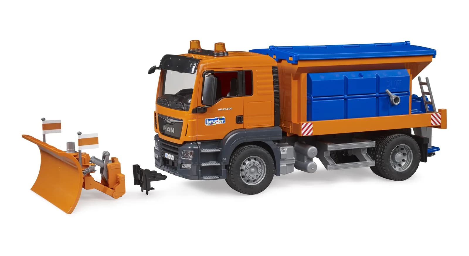 Снігоприбиральне авто MAN tgs 1:16 Bruder 03785 фото 4