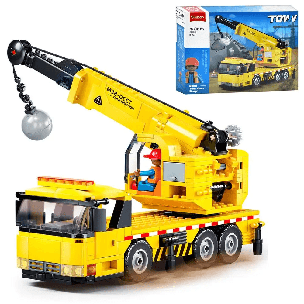 Конструктор Sluban Колісний кран 293дет M38-B1195