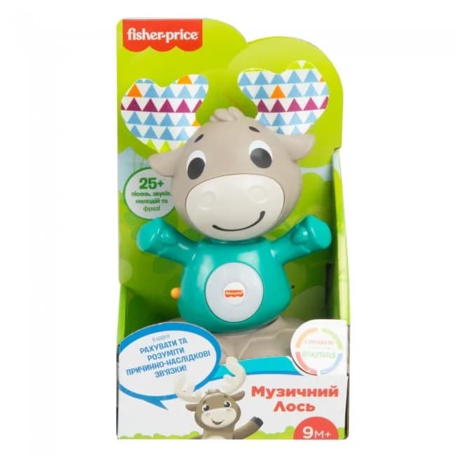 Игрушка интерактивная Fisher-price Веселый лось GXR01 фото 3 Игрушка интерактивная Fisher-price Веселый лось GXR01 фото 3
