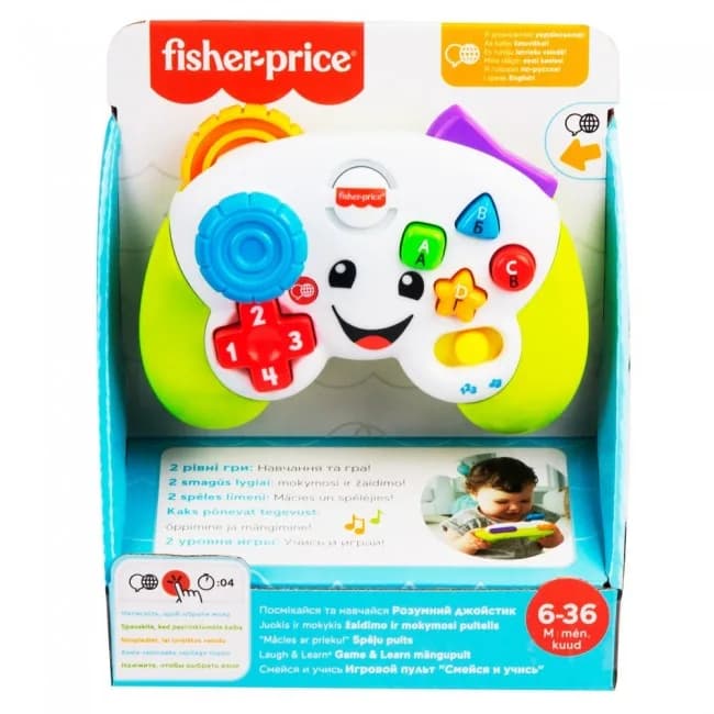 Джойстик обучающий Fisher-price Улыбайся и учись GXR65 фото 4 Джойстик обучающий Fisher-price Улыбайся и учись GXR65 фото 4