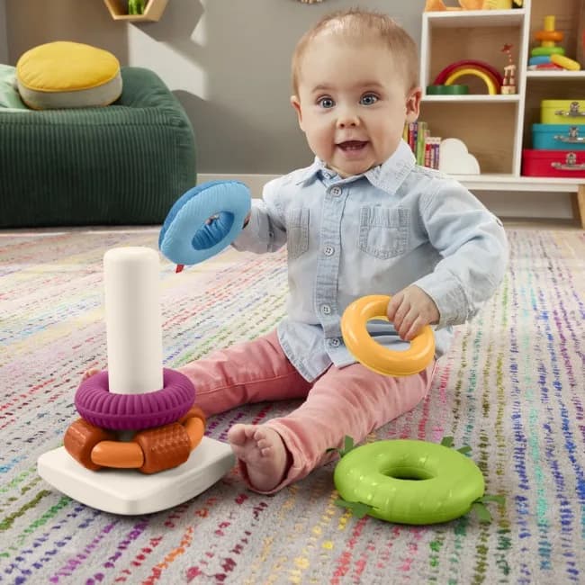 Пірамідка Fisher-price Розвиток сенсорики HXK47 фото 4