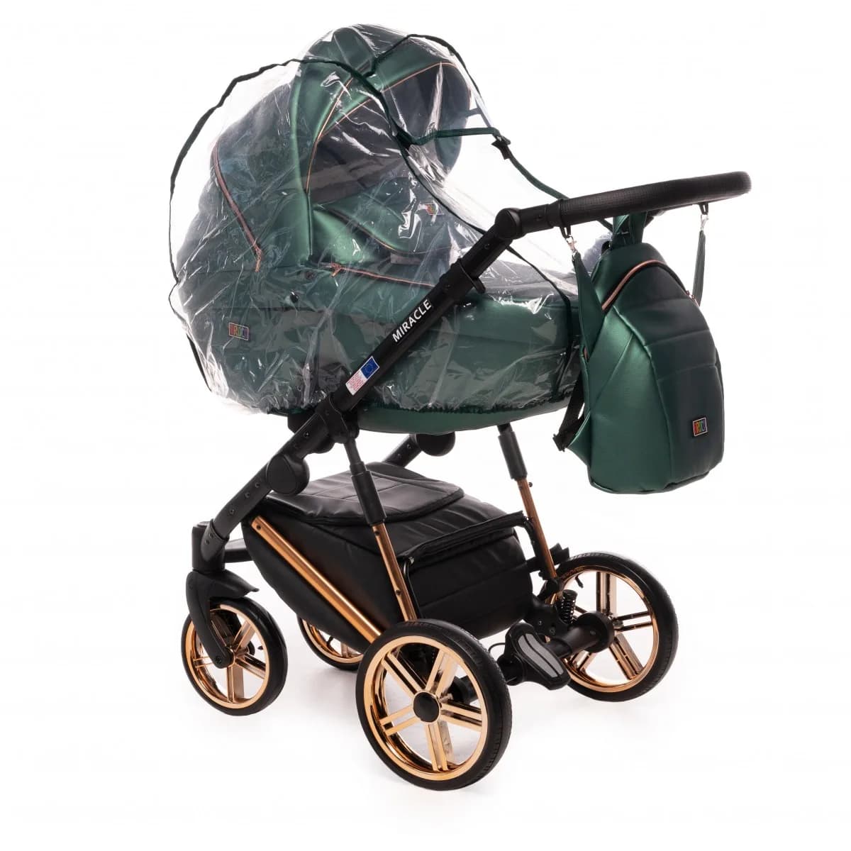 Коляска универсальная 2в1 Broco Miracle green 9023-BML-03 фото 5 Коляска универсальная 2в1 Broco Miracle green 9023-BML-03 фото 5