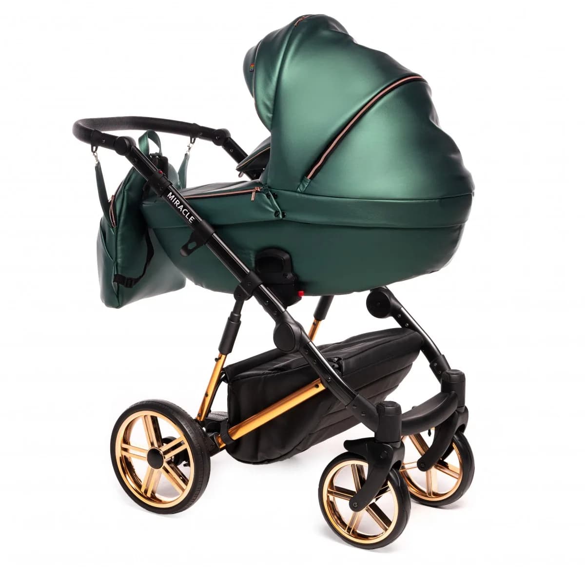 Коляска универсальная 2в1 Broco Miracle green 9023-BML-03 фото 6 Коляска универсальная 2в1 Broco Miracle green 9023-BML-03 фото 6