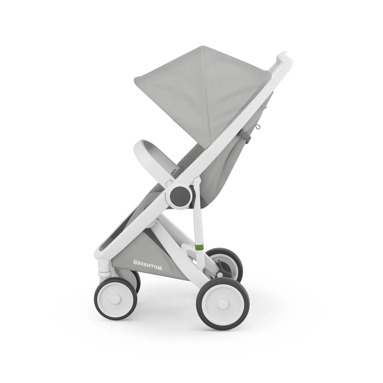 Коляска прогулочная Greentom Classic GCGW-1 Grey-White фото 2 Коляска прогулочная Greentom Classic GCGW-1 Grey-White фото 2