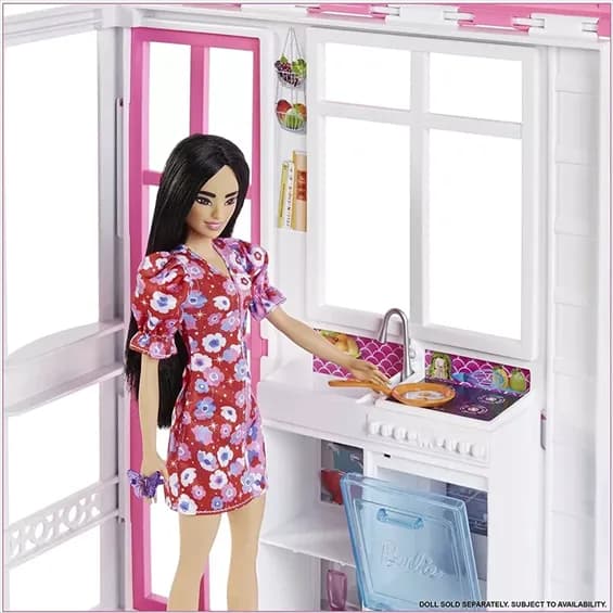 Будинок для ляльок Barbie портативний HCD47 фото 3 Будинок для ляльок Barbie портативний HCD47 фото 3