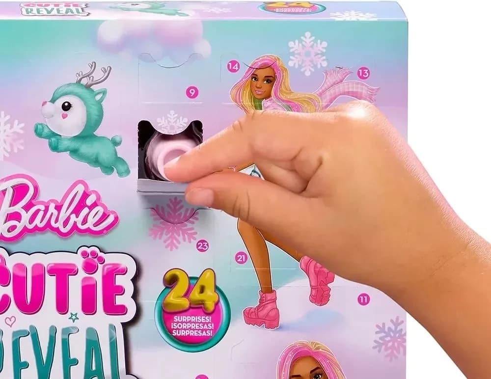 Адвент-календар Barbie Cutie Reveal HJX76 фото 2 Адвент-календар Barbie Cutie Reveal HJX76 фото 2
