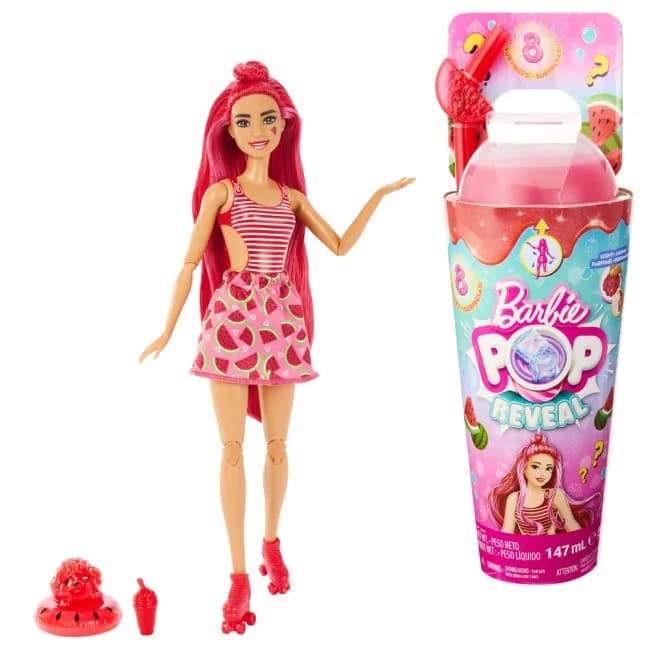 Кукла Barbie Сочные фрукты арбузный смузи HNW43 фото 2 Кукла Barbie Сочные фрукты арбузный смузи HNW43 фото 2