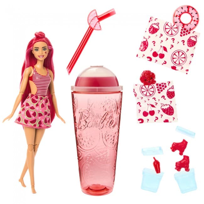 Кукла Barbie Сочные фрукты арбузный смузи HNW43 Кукла Barbie Сочные фрукты арбузный смузи HNW43