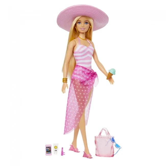 Кукла Barbie Пляжная прогулка HPL73 фото 2 Кукла Barbie Пляжная прогулка HPL73 фото 2