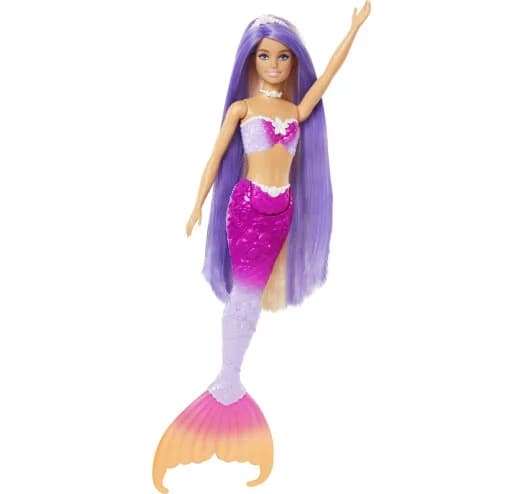 Лялька Barbie Русалочка Кольорова магія HRP97 фото 5 Лялька Barbie Русалочка Кольорова магія HRP97 фото 5