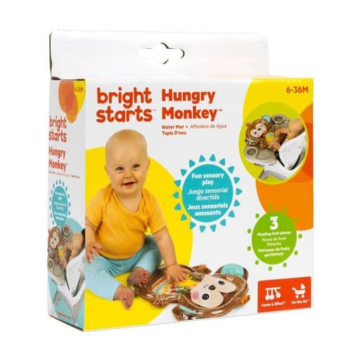 Коврик водный Bright Starts Hungry Monkey 16755