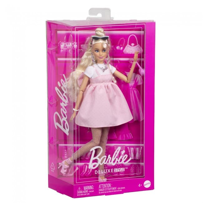 Кукла Barbie Barbiecore модница в платье HYV27