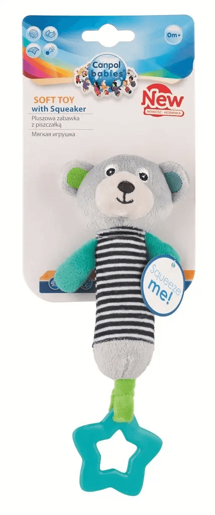Брязкальце прорізувач Canpol Bears 68/055_grey