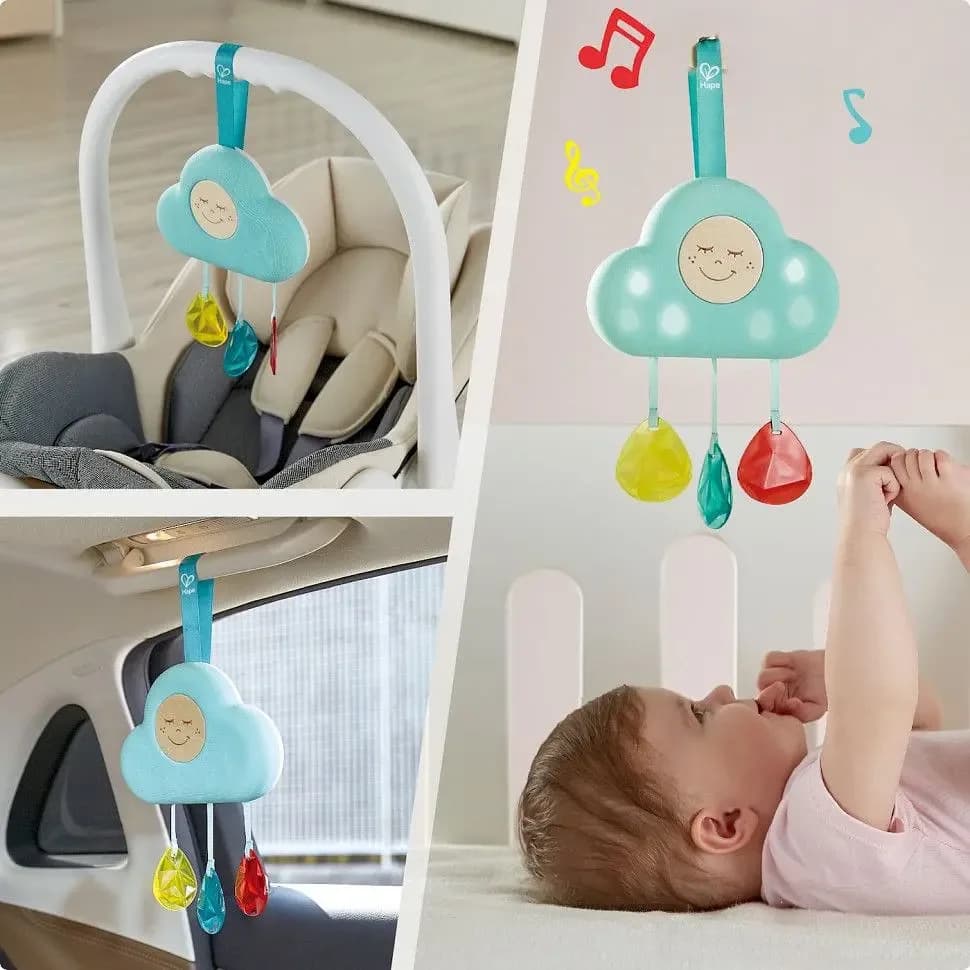Підвіска музична Hape Хмара E0619 фото 5 Підвіска музична Hape Хмара E0619 фото 5