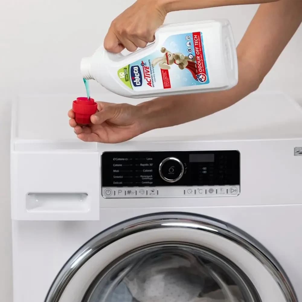Гель для стирки дезинфицирующий Chicco Active 1,5л 10817.00 фото 4 Гель для стирки дезинфицирующий Chicco Active 1,5л 10817.00 фото 4
