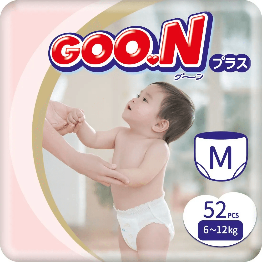 Подгузники-трусики Goo.N Plus M 52шт 21001085