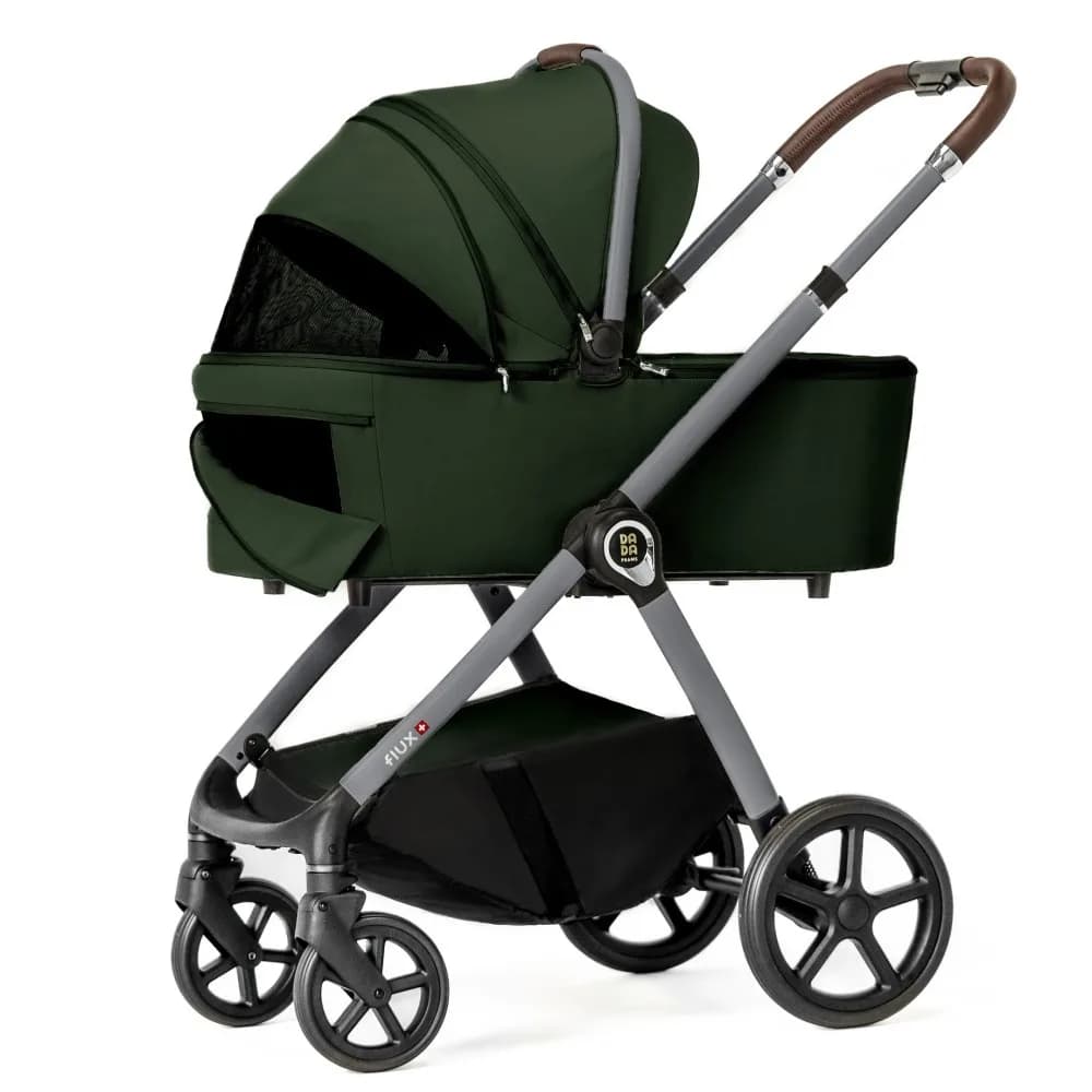 Коляска універсальна 2в1 Dada Flux D-F-GN Green фото 3 Коляска універсальна 2в1 Dada Flux D-F-GN Green фото 3