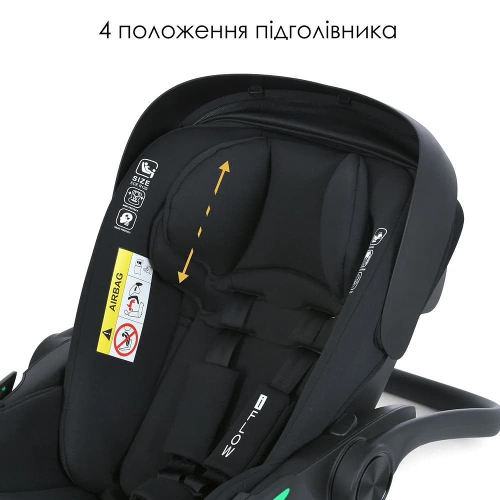 Автокресло El Camino i-Flow ME 1198 Black фото 3 Автокресло El Camino i-Flow ME 1198 Black фото 3