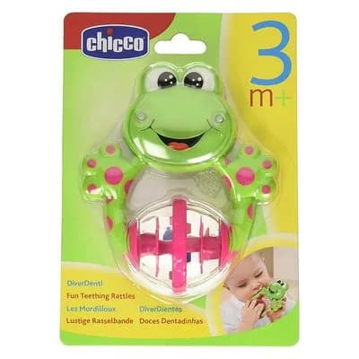 Брязкальце CHICCO Жабка 71697.00 фото 2 Брязкальце CHICCO Жабка 71697.00 фото 2