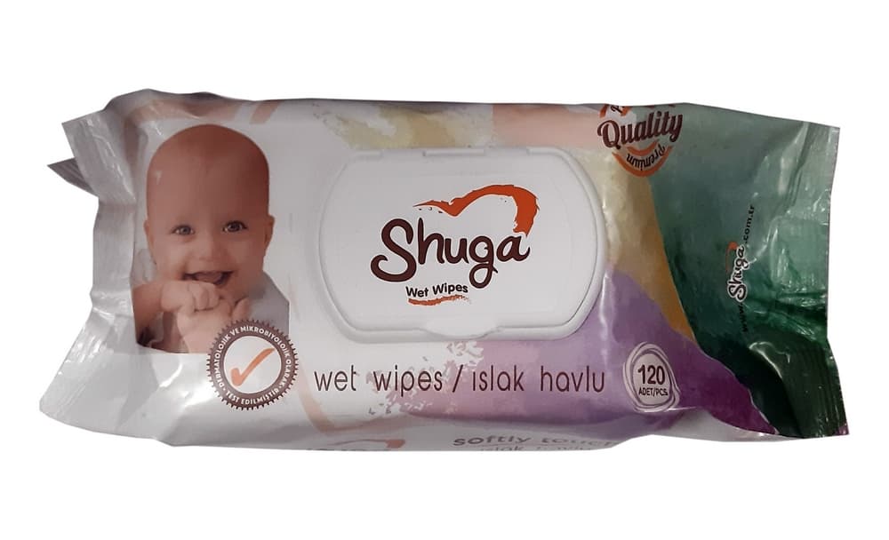 Серветки вологі Shuga 120шт W120