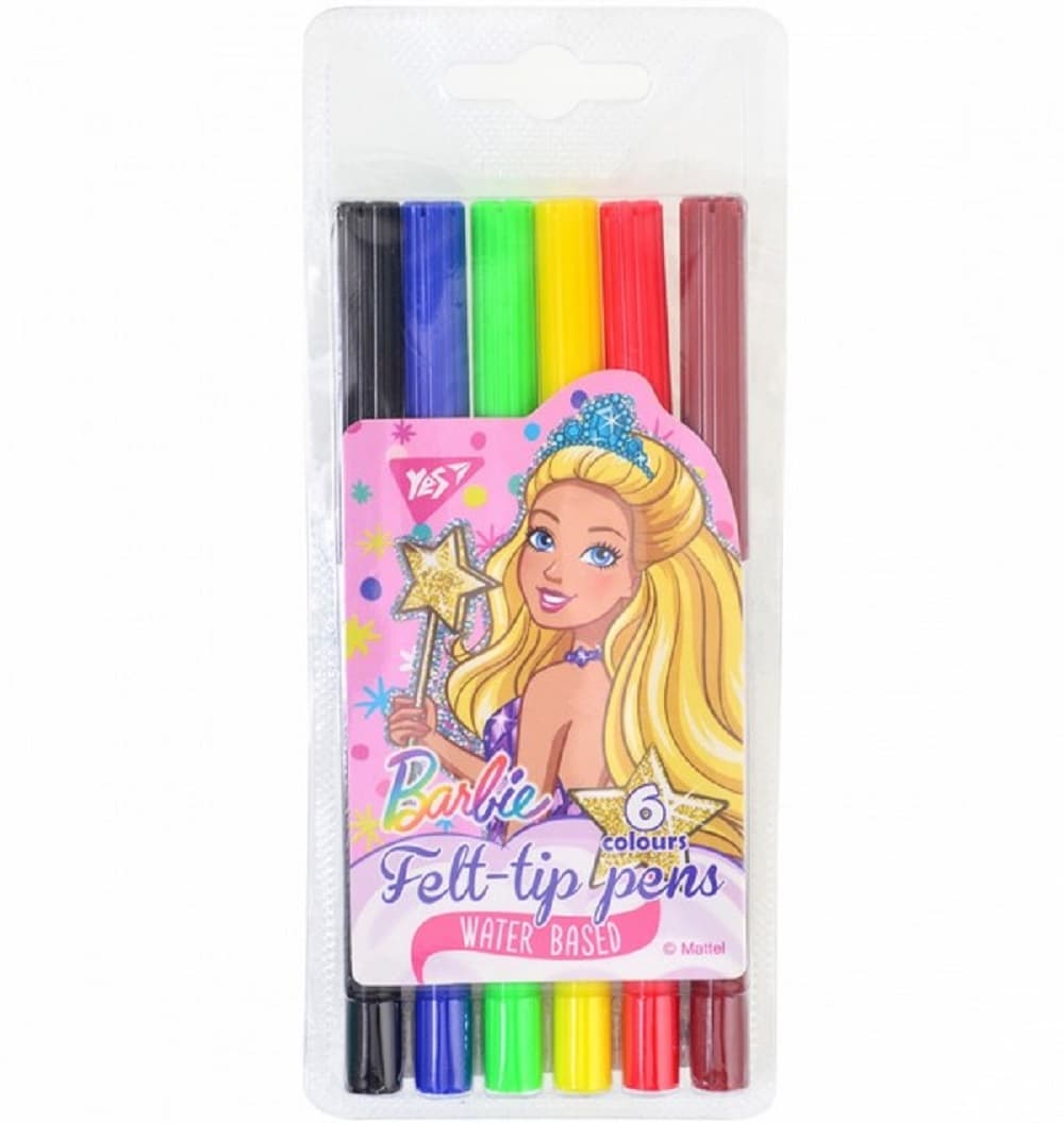 Фломастеры 1Вересня Barbie 6цв 650168 Фломастеры 1Вересня Barbie 6цв 650168