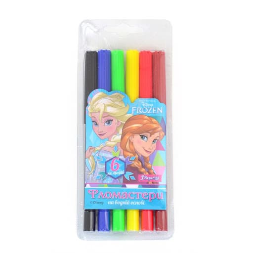 Фломастери 1Вересня Frozen 6кол 650267 Фломастери 1Вересня Frozen 6кол 650267
