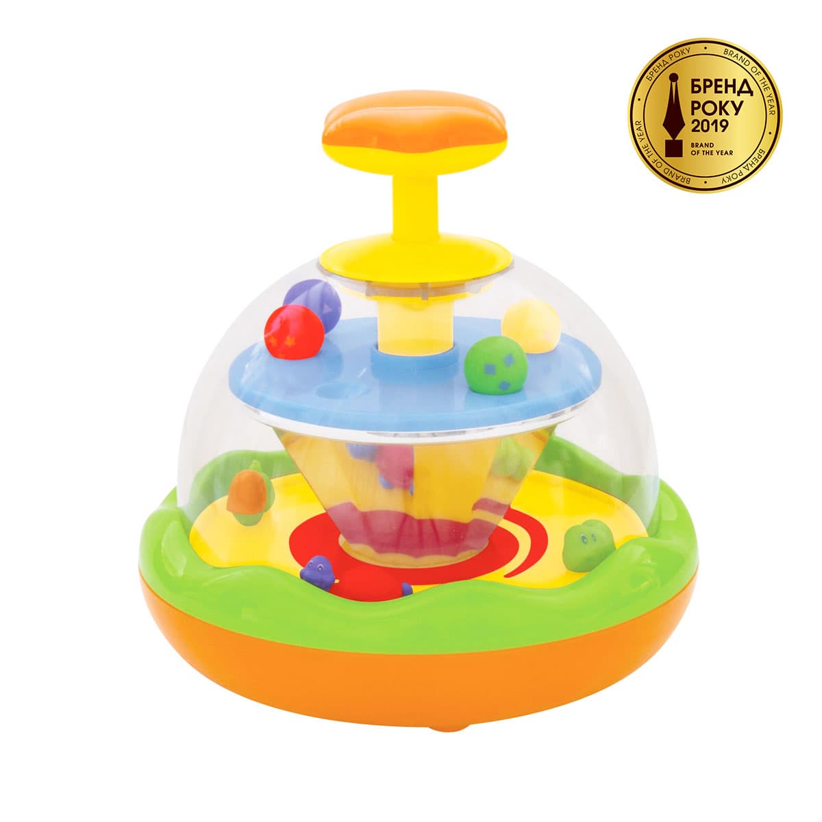 Дзига KIDDIELAND Веселі непосидьки 029595 Дзига KIDDIELAND Веселі непосидьки 029595