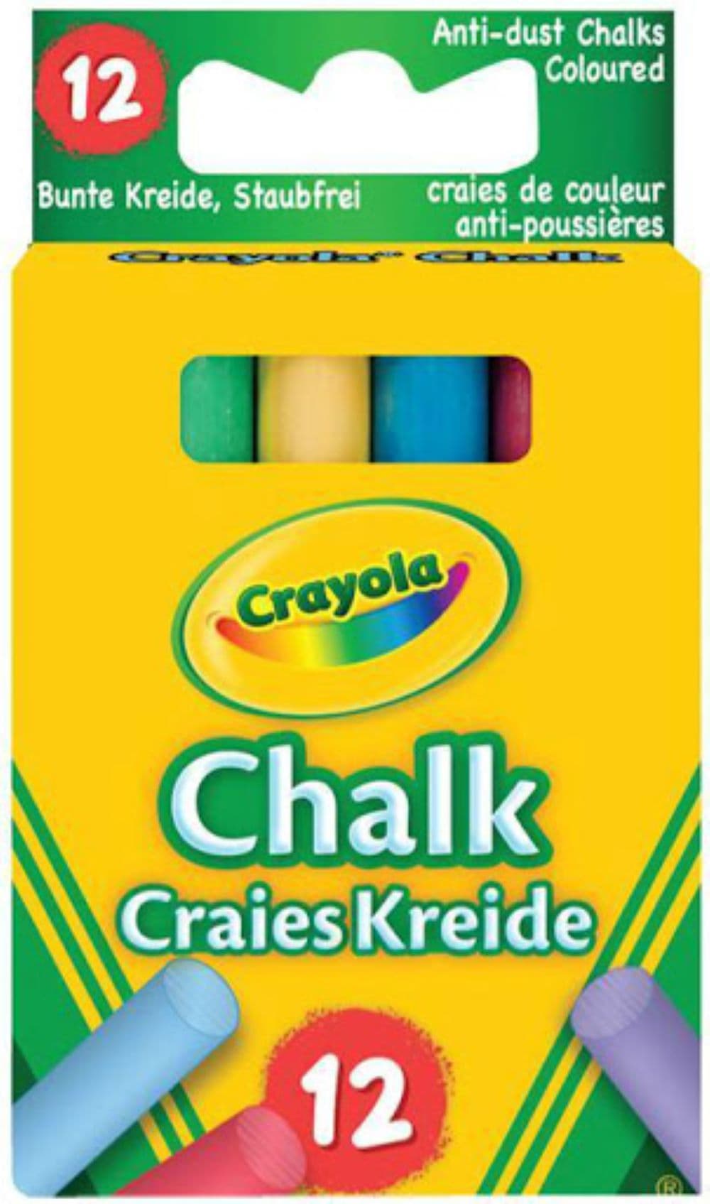 Мелки цветные Crayola 12шт 256237.048