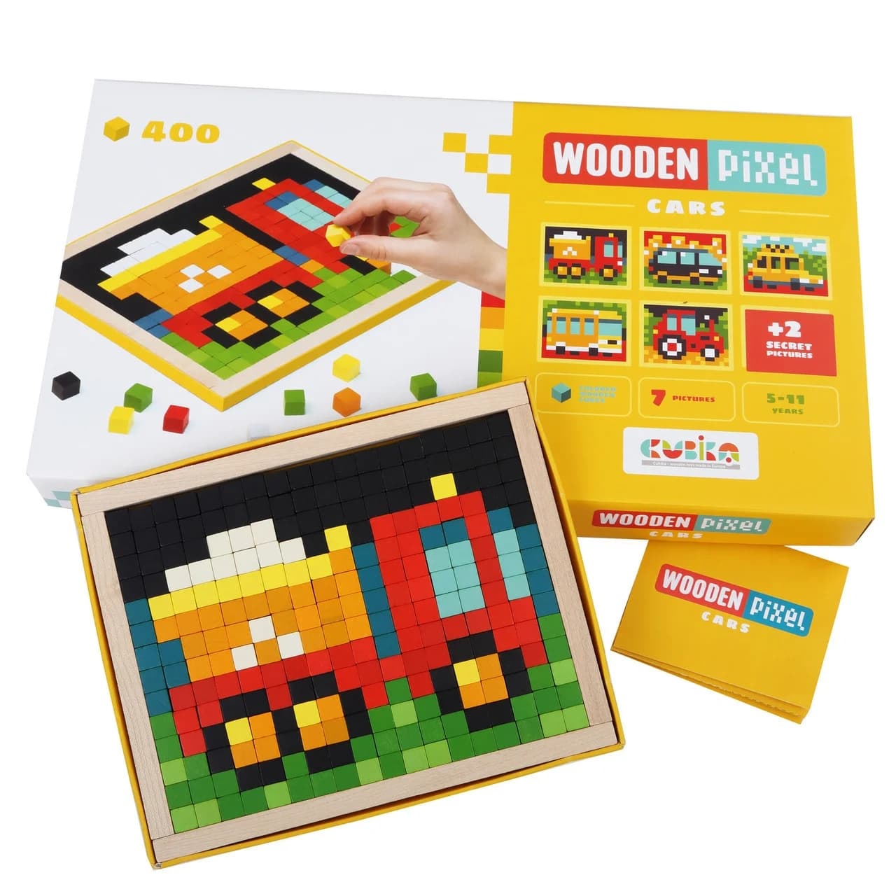 Мозаїка CUBIKA Wooden pixel 4 400ел 14903