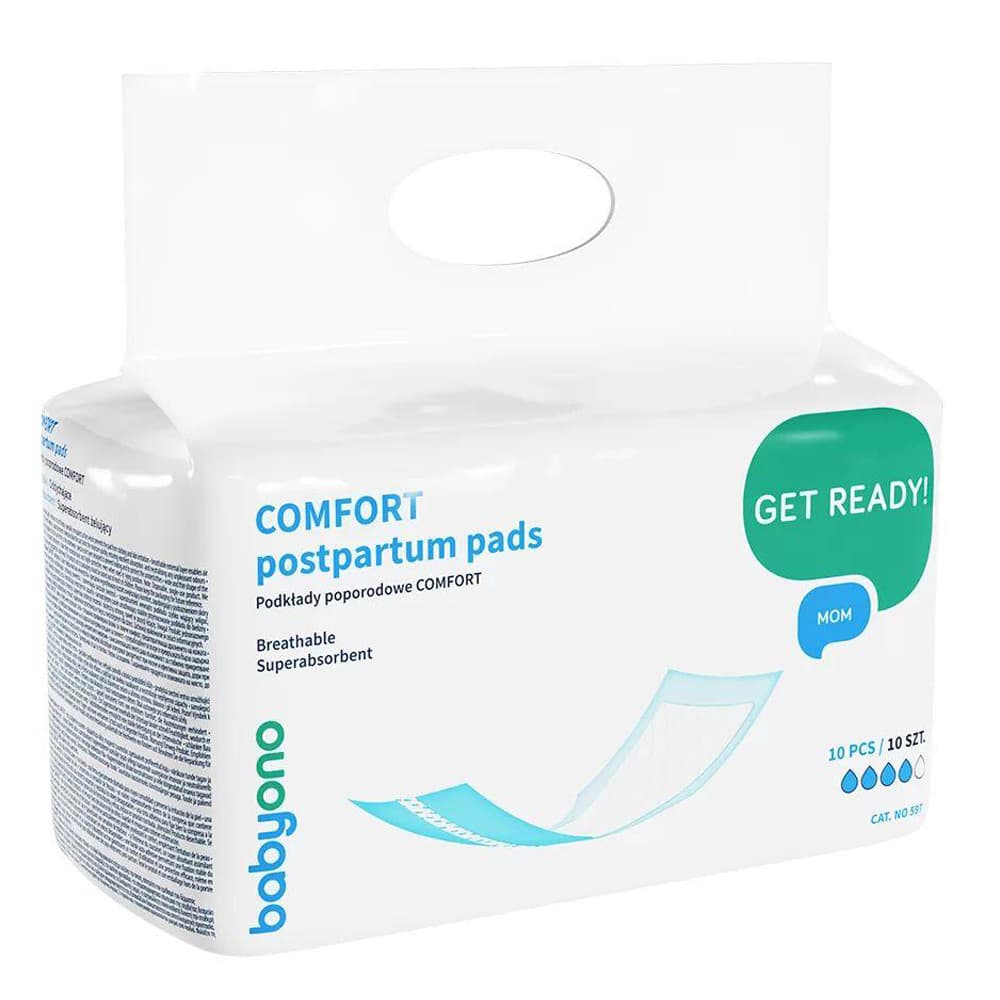 Прокладки послеродовые BabyOno Comfort 10шт 597