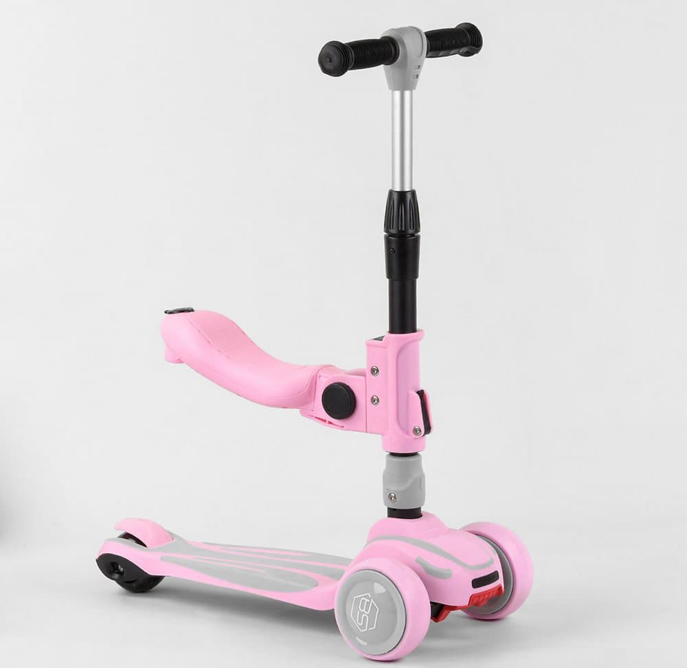 Самокат Best Scooter 3-х колесный с сиденьем ST-15700