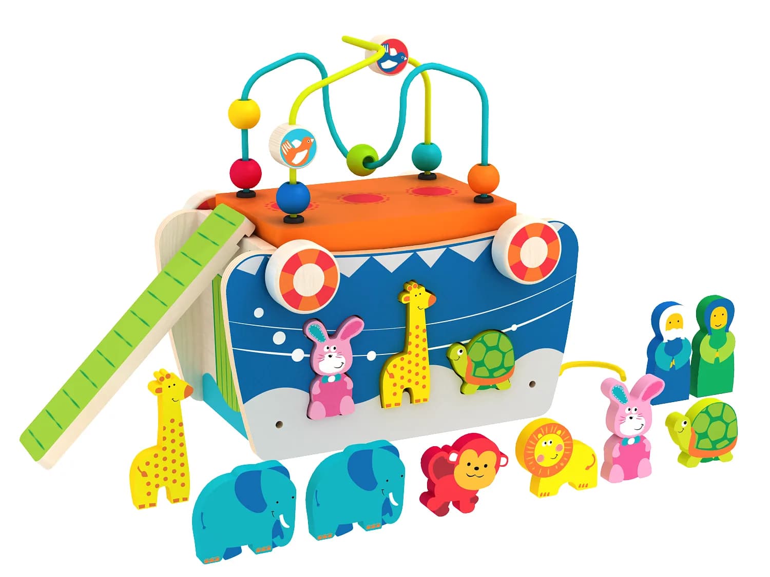 Каталка розвиваюча Acool Toy Ноїв ковчег AC6631 фото 3