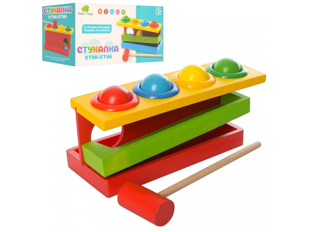 Стукалка дерев'яна Toys K MD0026 Стукалка дерев'яна Toys K MD0026
