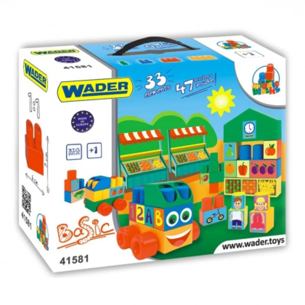 Конструктор Wader 33дет 41581 фото 2 Конструктор Wader 33дет 41581 фото 2