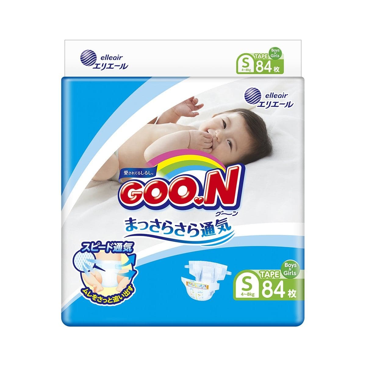 Подгузники Goo.N S 84шт 753707