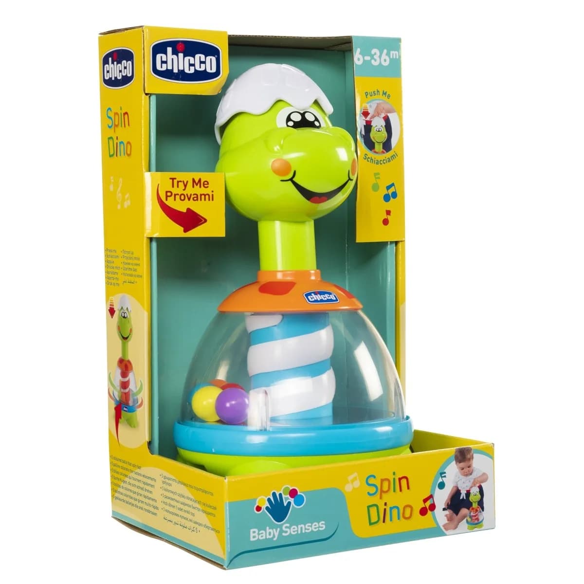 Дзига Chicco Динозавр 09711.00 фото 2 Дзига Chicco Динозавр 09711.00 фото 2