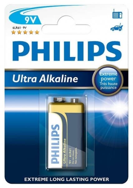 Батарейка Ultra Alkaline 9V Батарейка Ultra Alkaline 9V