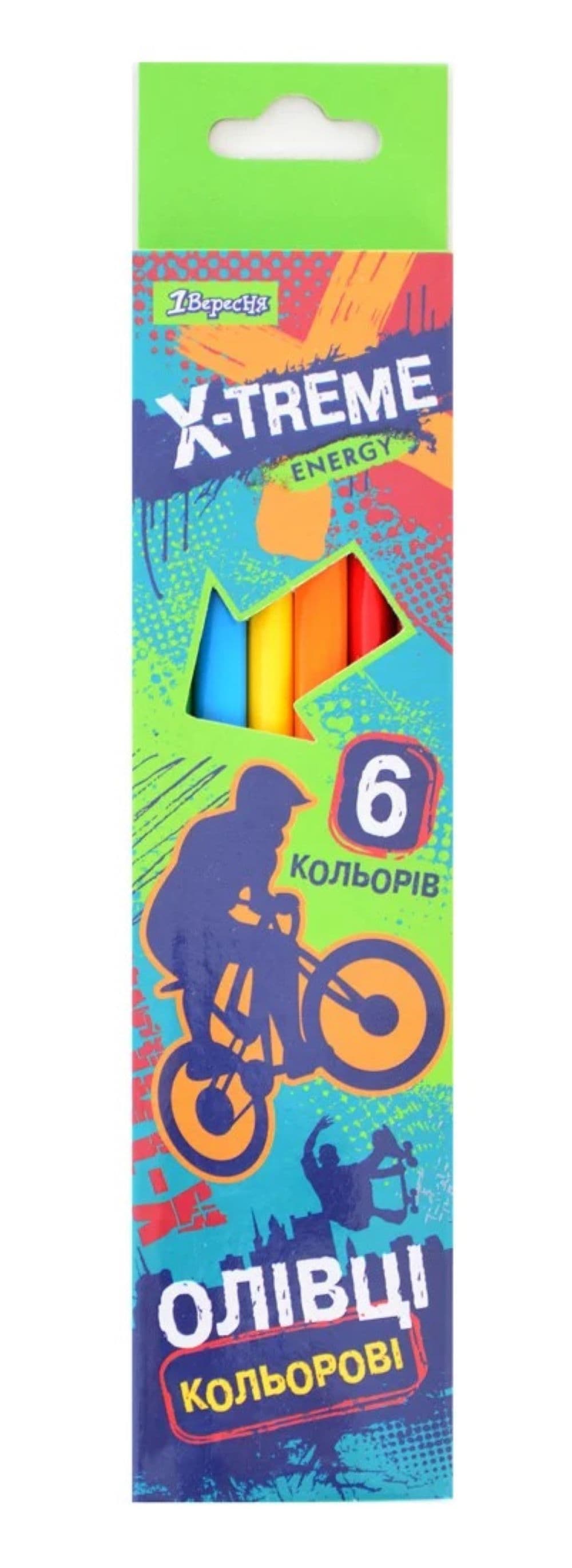 Карандаши 1Вересня 6цв 290420