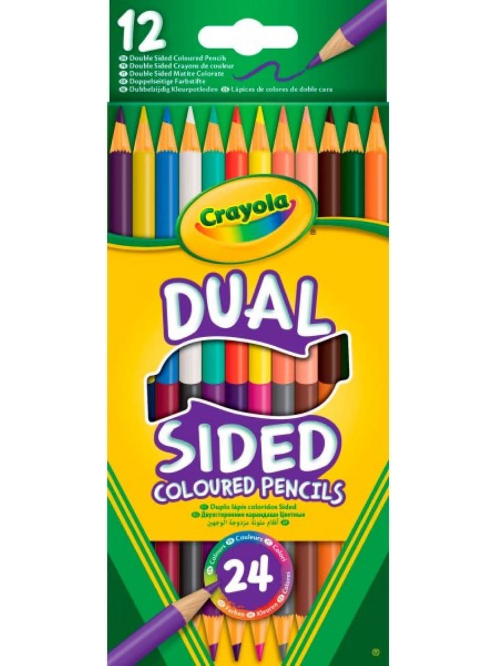 Карандаши двухсторонние Crayola 12шт 256356.024 Карандаши двухсторонние Crayola 12шт 256356.024