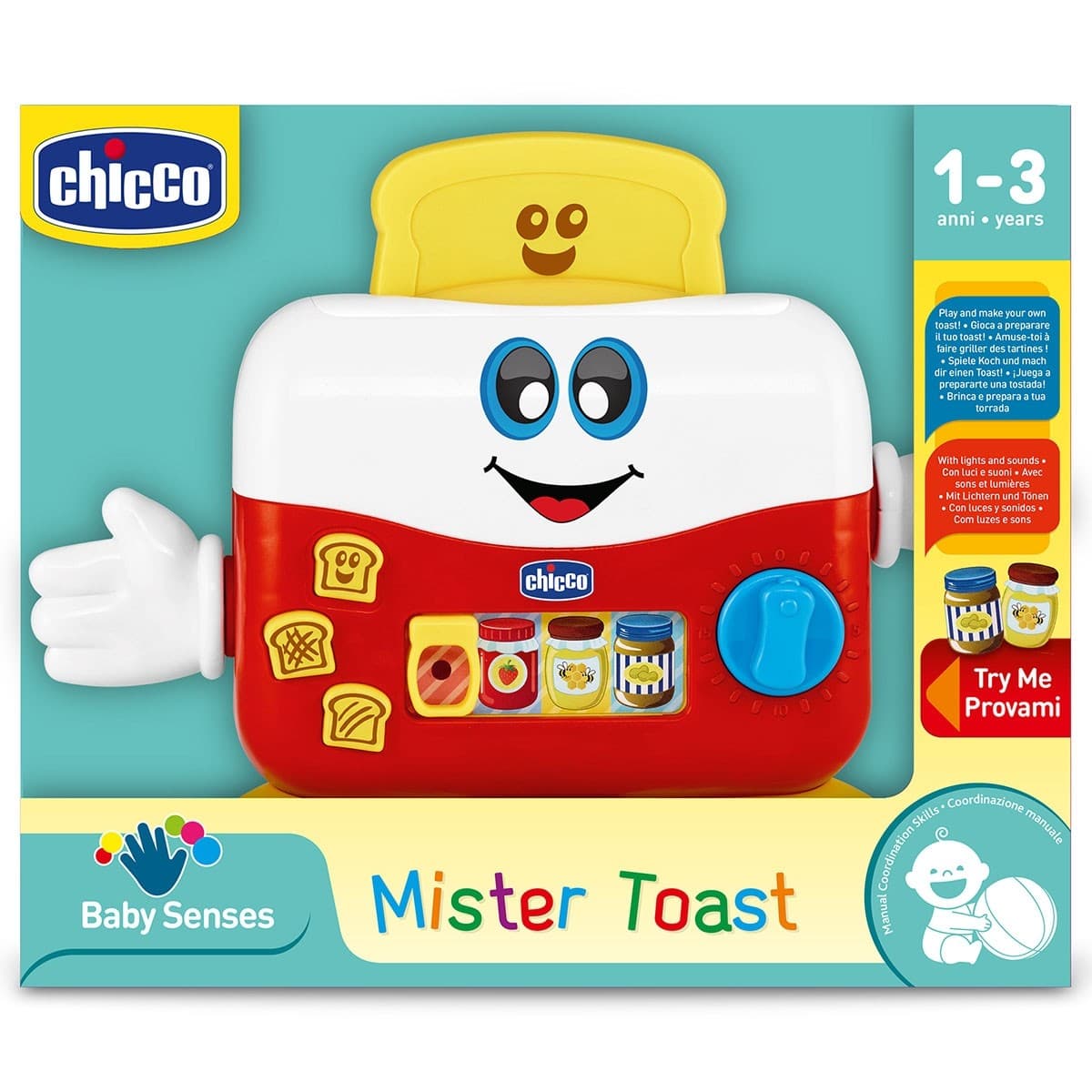 Игрушка развивающая Chicco Тостер 09224.10 Игрушка развивающая Chicco Тостер 09224.10