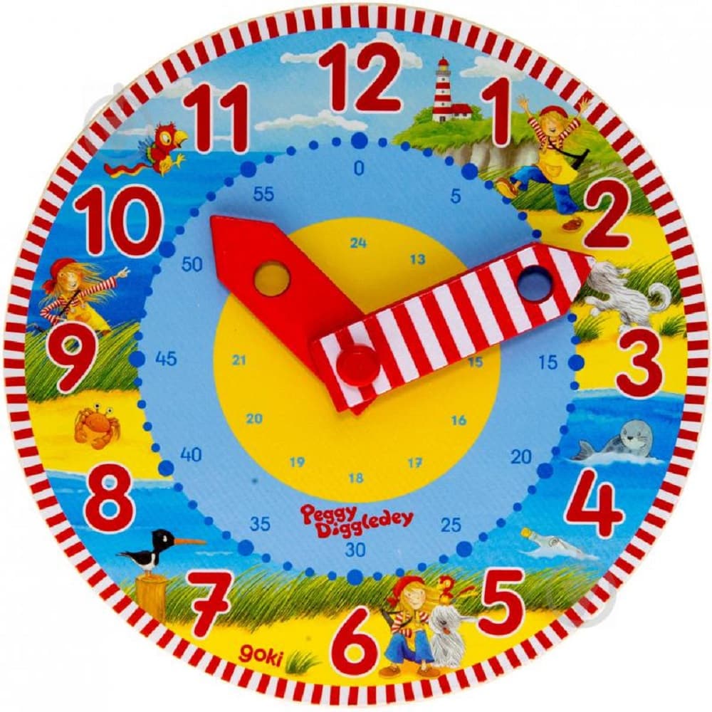 Часы деревянные Goki 58526 Часы деревянные Goki 58526